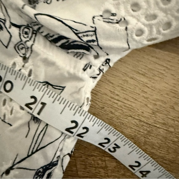 Chico’s Sanibel Eyelet Billow Sleeve Top Women’s Size 16/18 Chico’s size 3 - Picture 9 of 11